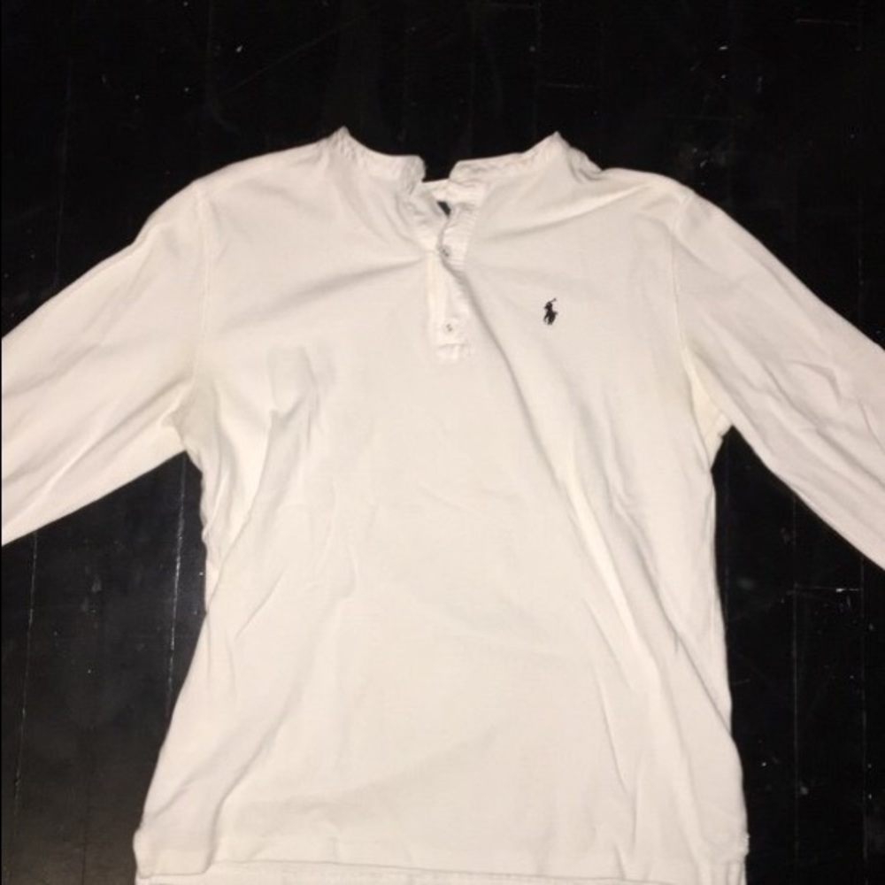 White Polo Long Sleeve